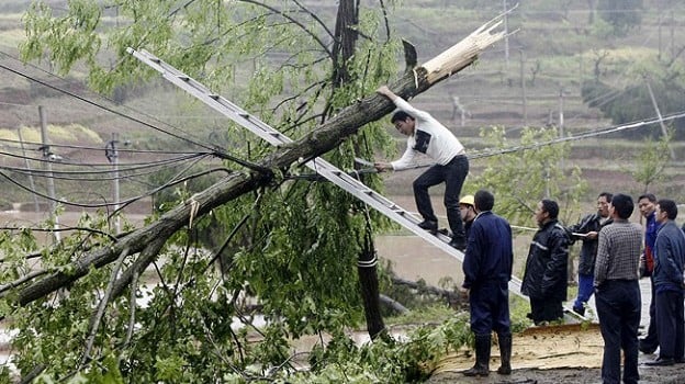 China storms death toll hits 70