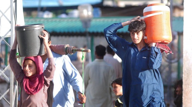 Residents of Jand hit hard by water crisis