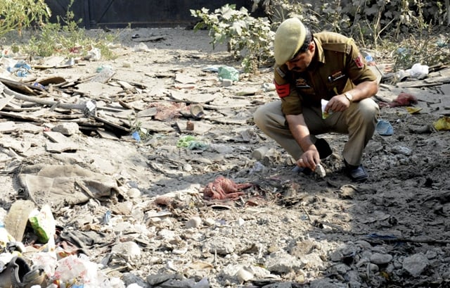 Grenade blast hurts three at office of ruling party in India