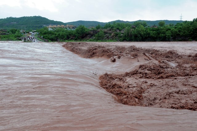 Flood in the capital