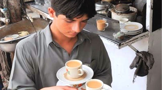 Empty teacups making most noise