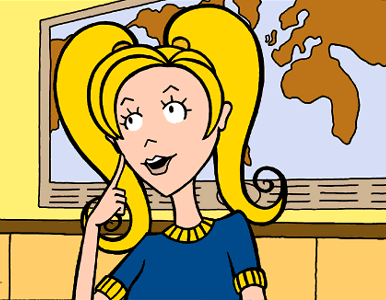 Brains, not blonde
