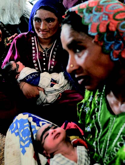 Starved mothers in relief camps can’t breastfeed new babies