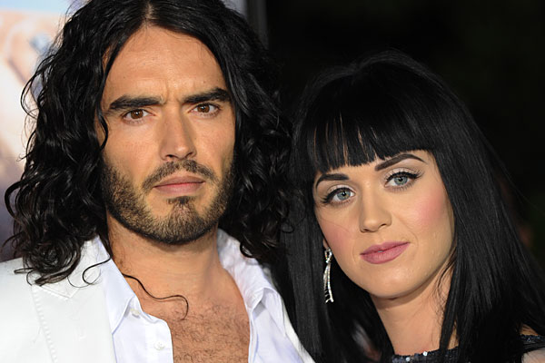 Katy, Russell leave for honeymoon