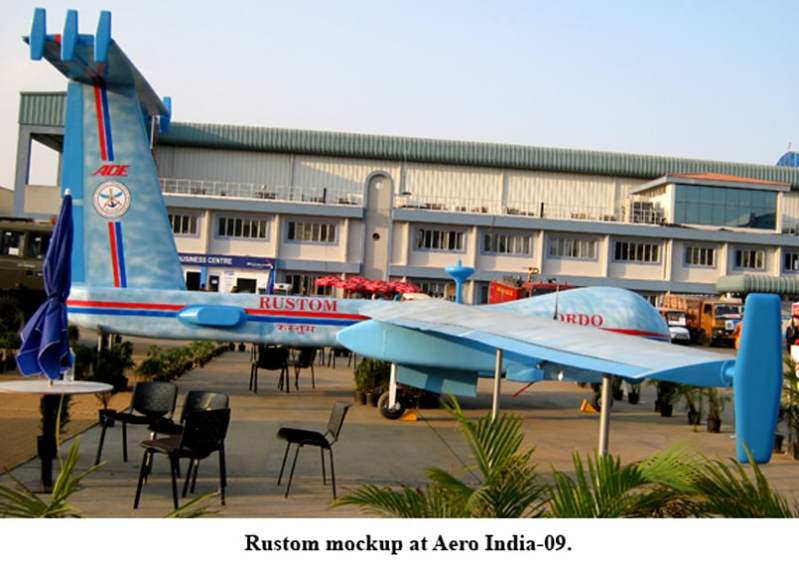 Indian military drone ‘Rustom’ takes flight
