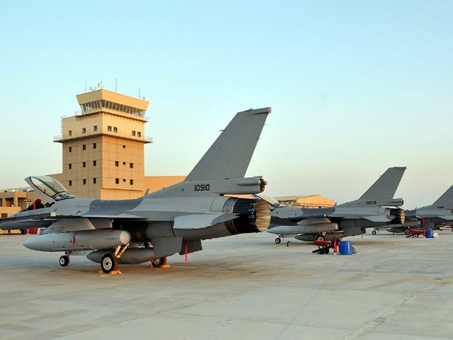 Six more F-16 jets arrive in Jacobabad