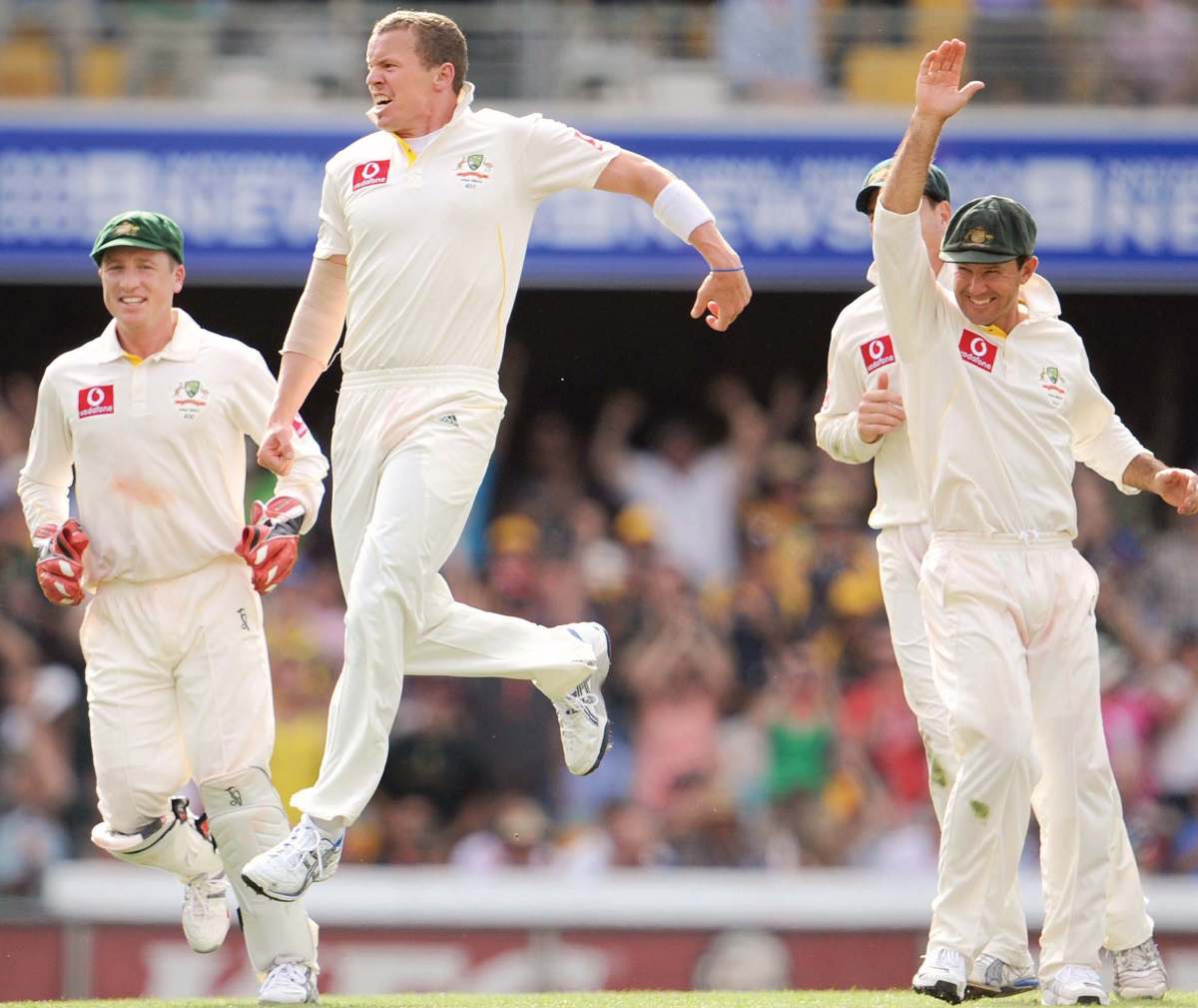 Siddle floors England with a hat-trick