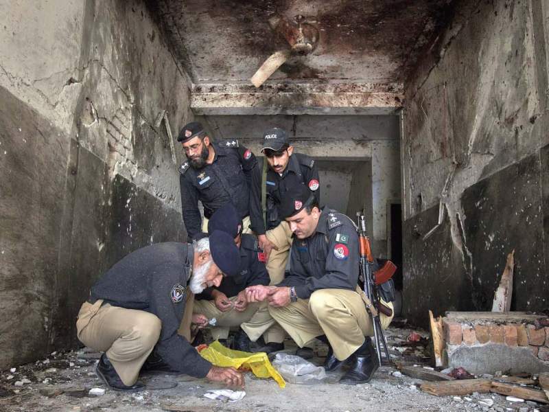 Two killed, 13 injured in Swabi suicide attack