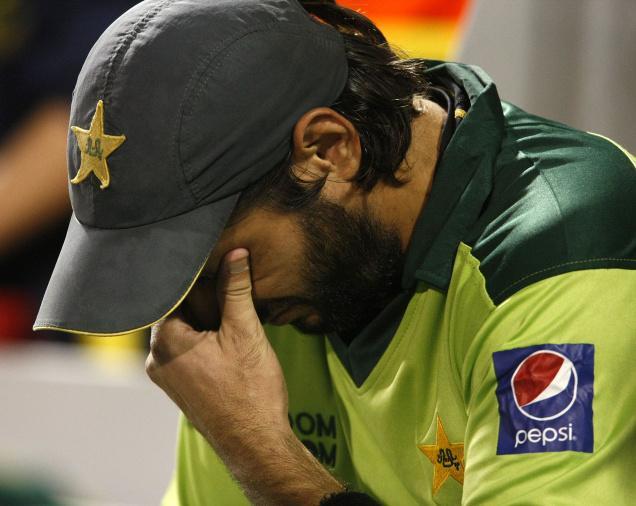 Pakistani fans, battered by the bat