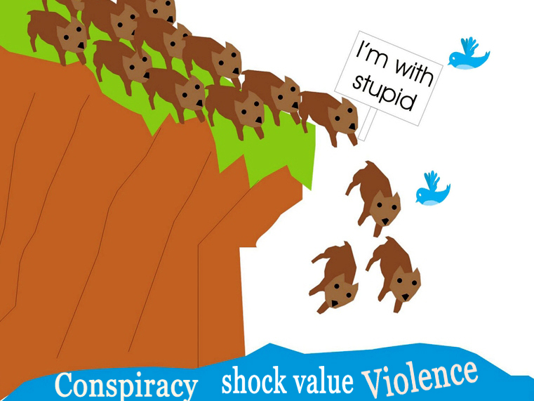 Media sensationalism trumped by online insensitivity