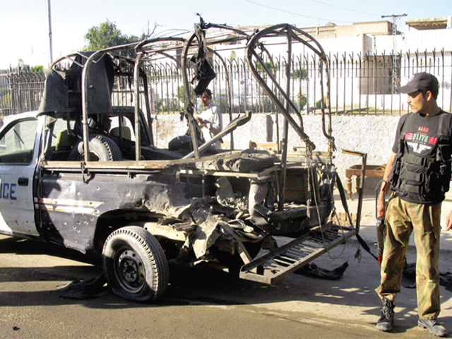 Restive frontier: Six killed in Bannu suicide hit