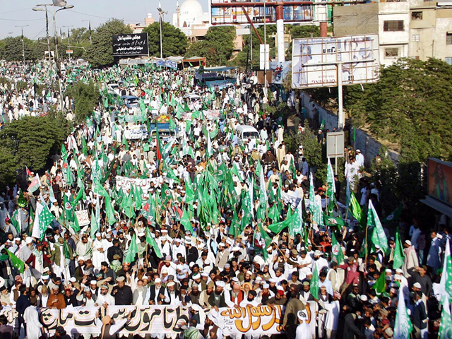 ‘Million march’ against repeal of blasphemy laws
