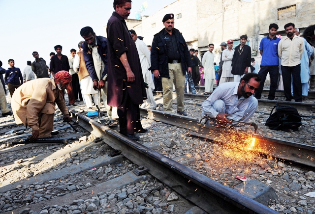 A case of exploding railway tracks