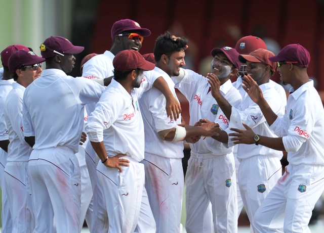 West Indies set Pakistan target of 219 in first test