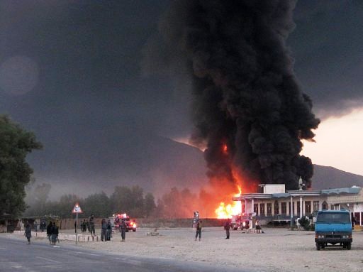 18 killed in Taliban attack on Afghan bank