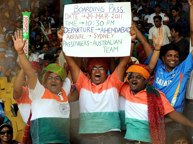 Ahmedabad abuzz for India-Australia crunch tie