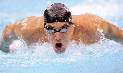 Swimming: Wu surges past Phelps