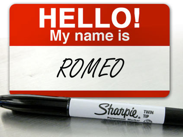 Yes, my name is Romeo Armani