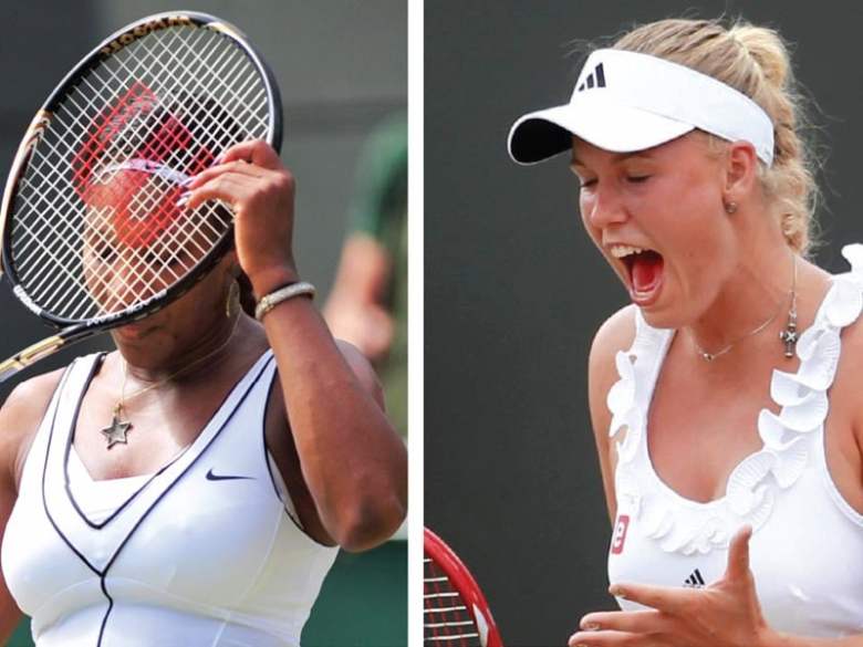 Dumped out: Williams sisters