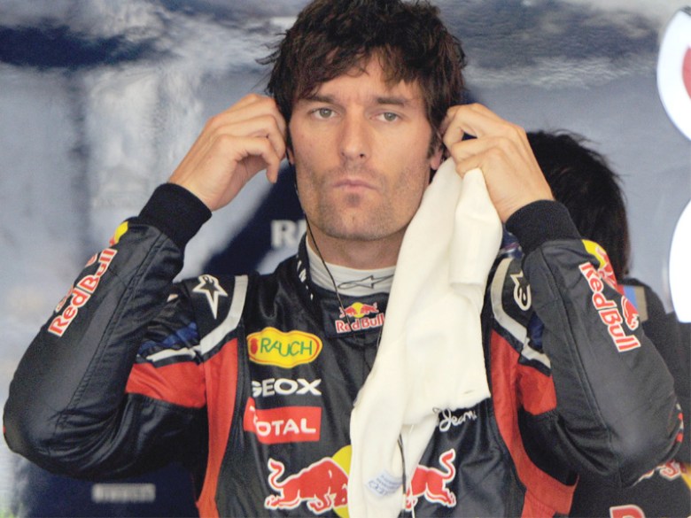 Webber on pole after blistering show