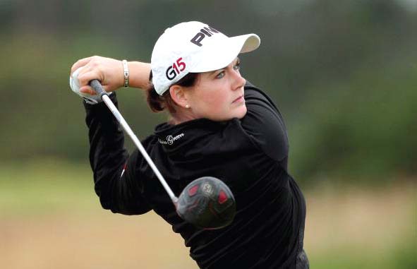 Golf: Masson grabs lead at British Open