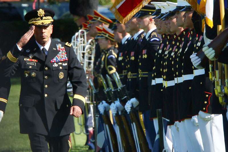 General Petraeus hangs up his uniform