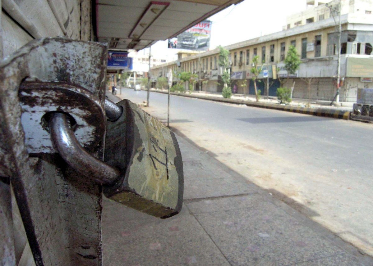 Shutter-down strike in Balochistan