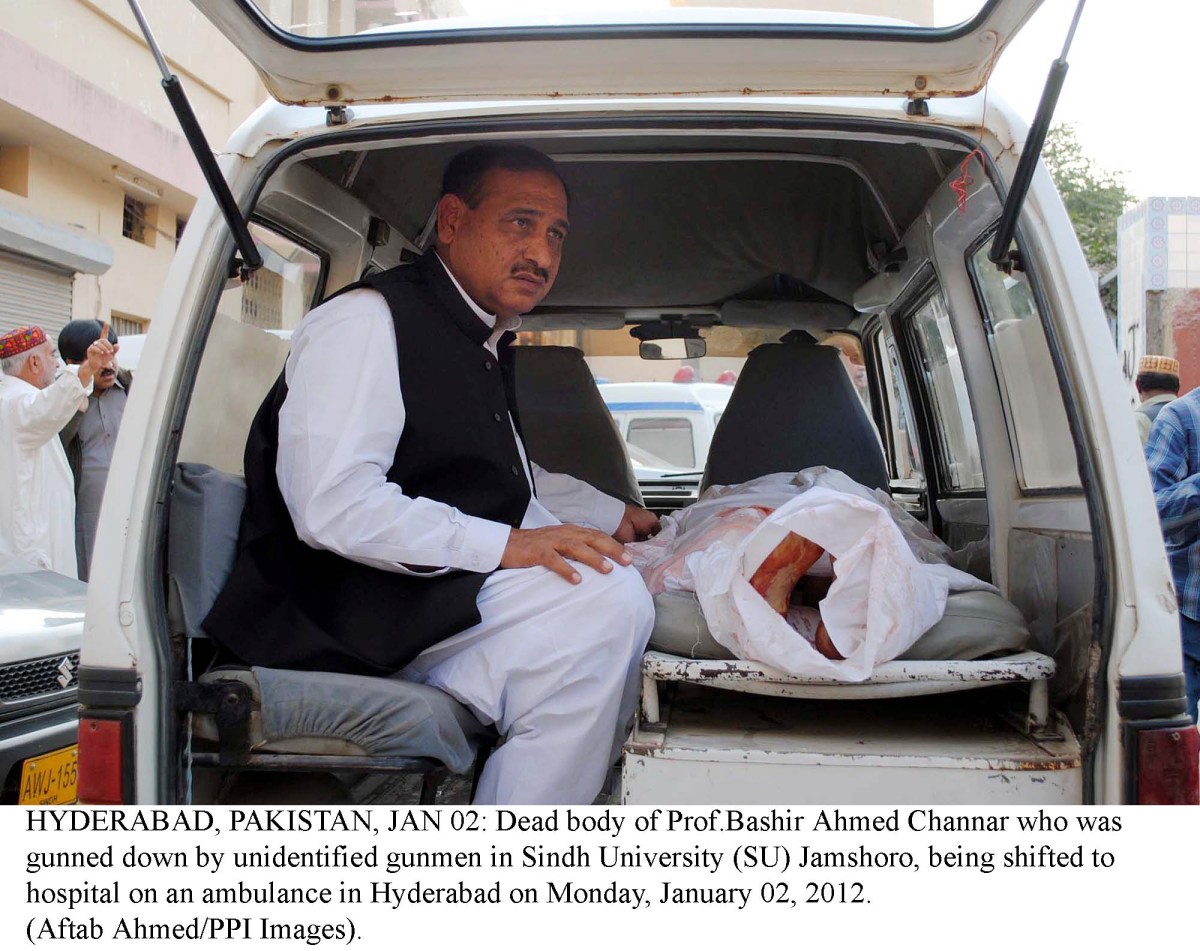 Attacked: SU professor shot dead