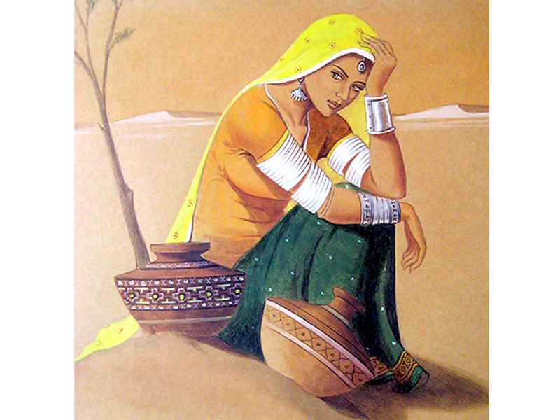Solo exhibition: Miniatures of rustic life and spirituality