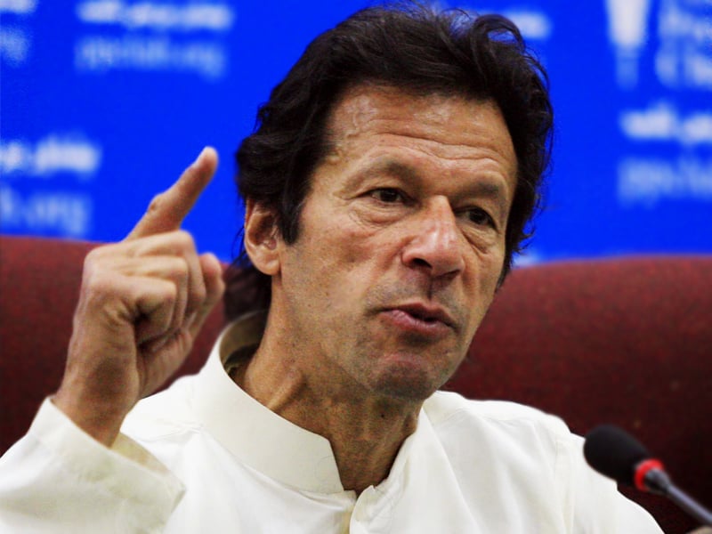 Do not vote for parties with militant wings, PTI chief advises Karachi