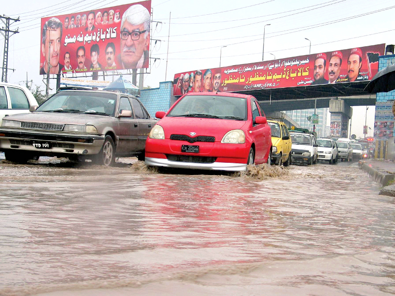Weather turns pleasant after rainfall across country