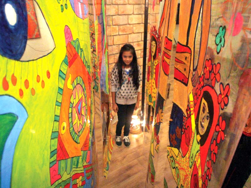 For a good cause: Students of Haque Academy take on truck art