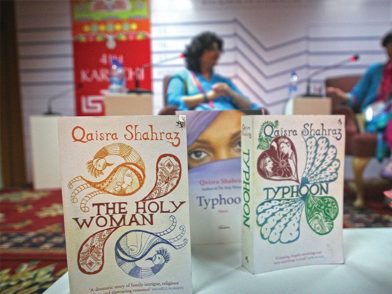 Qaisra Shahraz’s The Holy Woman is a potboiler romance about a woman forced to marry the Quran in a rural backwater. PHOTO: EXPRESS