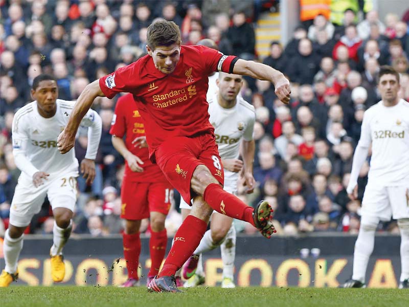 Yesterday’s match ended Liverpool’s dismal run of five games without a victory in all competitions. PHOTO: REUTERS