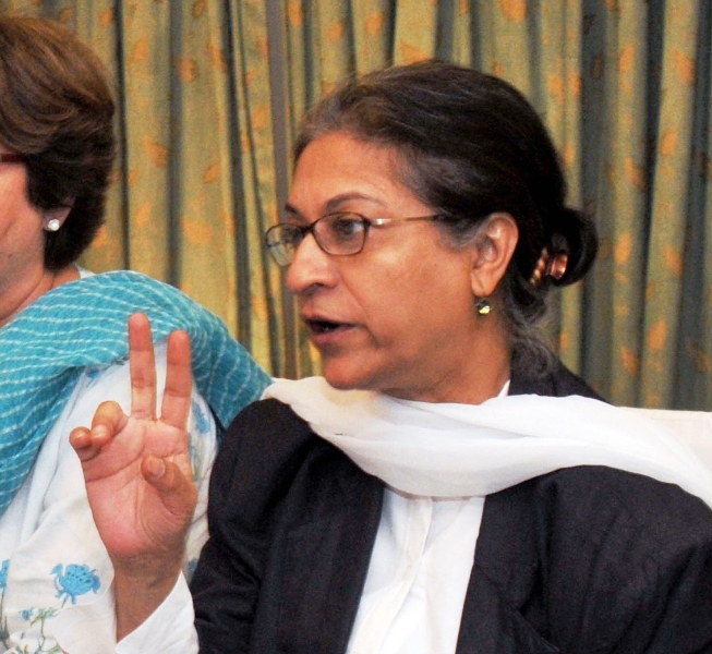 Hafeez Akhtar Randhawa, Asma Jahangir and Mian Aamir Mehmood have been nominated for the position of caretaker CM. PHOTO: EXPRESS/ FILE