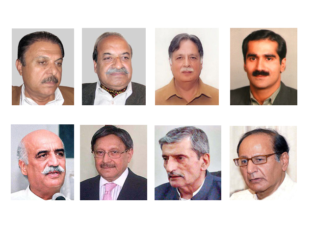 Members of parliamentary committee formed by speaker National Assembly for finalising the name of caretaker prime minister. PHOTO: EXPRESS/FILE