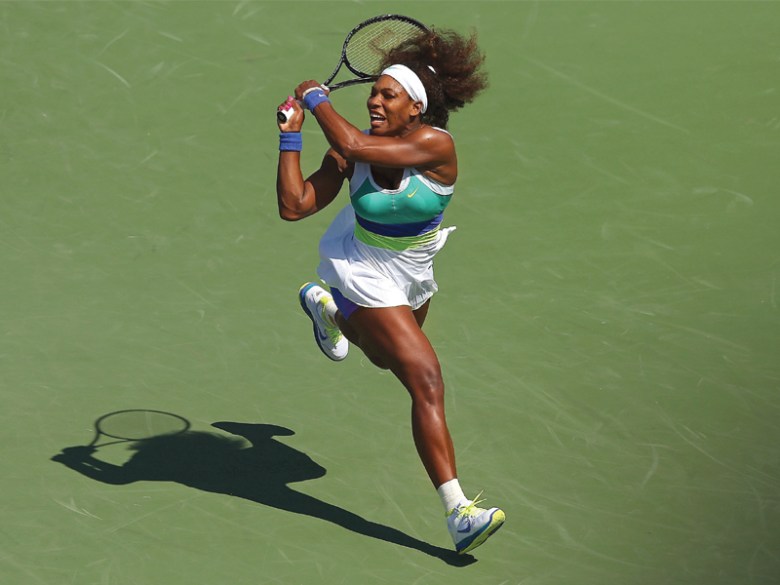 Serena, whose five titles in Miami tie her with Steffi Graf, will have to at least reach the quarter-finals to maintain her world number one ranking. PHOTO: AFP