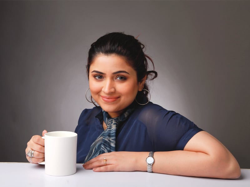 Maya Khan comes from a family of journalists and lawyers, so the art of chatter pretty much runs in the genes. PHOTO: PUBLICITY