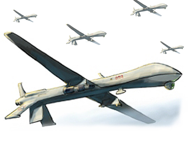 The fact is that the drones also manage to seek out key persons or bases of militant operations.  PHOTO: FILE