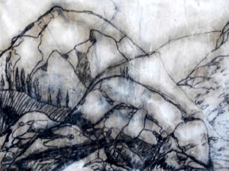 Works by Aleem Dad Khan on display till May 7.