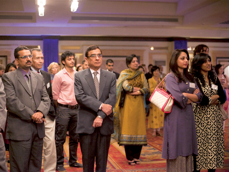 Sponsors and participants at the alumni meeting on Wednesday. PHOTO: MYRA IQBAL