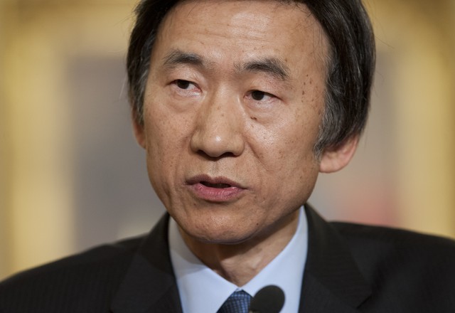"Our stance is that there should not be dialogue for dialogue's sake," Yun said in his first press briefing. PHOTO: AFP
