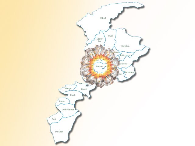 The intensity of violence over the past few weeks in K-P is sending a clear signal. PHOTO: FILE