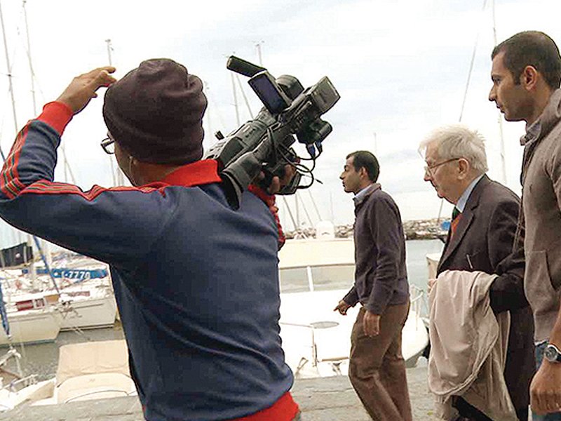 Film-makers Zakir Thaver and Omar Vandal express their love for science through a documentary on Mohammad Abdus Salam. DESIGN: ABEERA KHAN / FAHAD NAVEED
