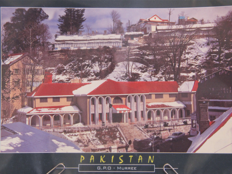 Postcards received from acquaintances and students across the world were displayed at the dialogue. The postcards contained messages condemning the drone strikes and portrayed sympathy for those affected by the attacks. PHOTO: AYESHA MIR/ EXPRESS