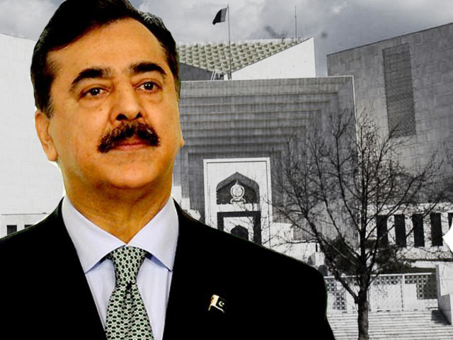 Yousaf Raza Gilani was accused of 'illegally' appointing Rao Shakeel as D-G Hajj affairs. PHOTO: FILE