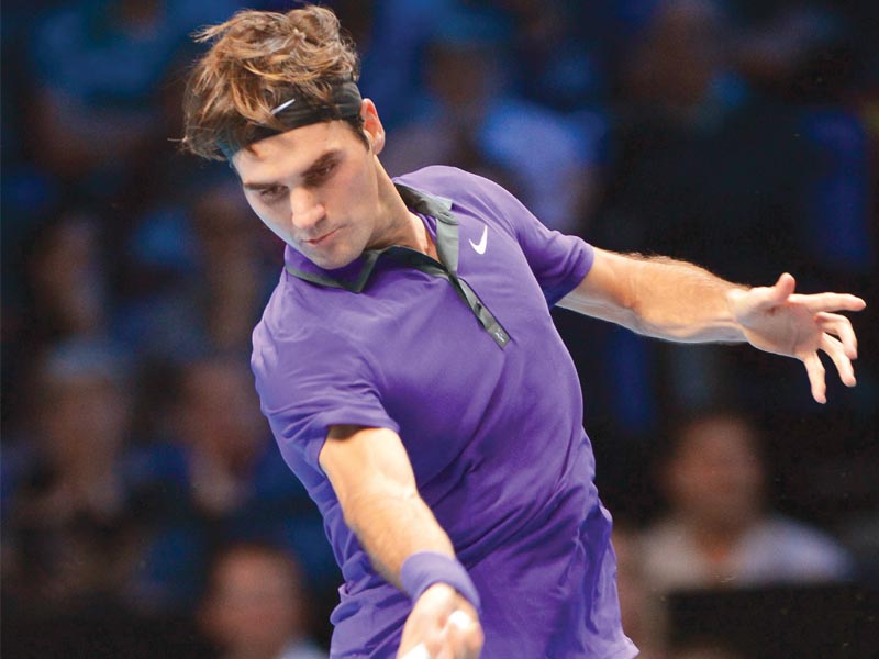 Federer began testing a larger 98-square-inch racquet last week in Hamburg, reaching the semi-finals before losing to number 114 Argentine qualifier Federico Delbonis. PHOTO: AFP