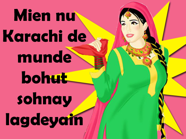 Why do the Karachiite-type men fall for Punjabi women?