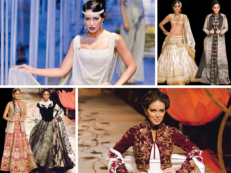 Beauties from India's annual Bridal Fashion Week.