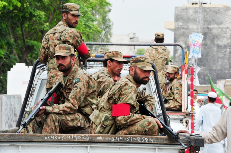 The security officials would be in addition to army personnel at 'sensitive' polling stations. PHOTO: AFP/FILE